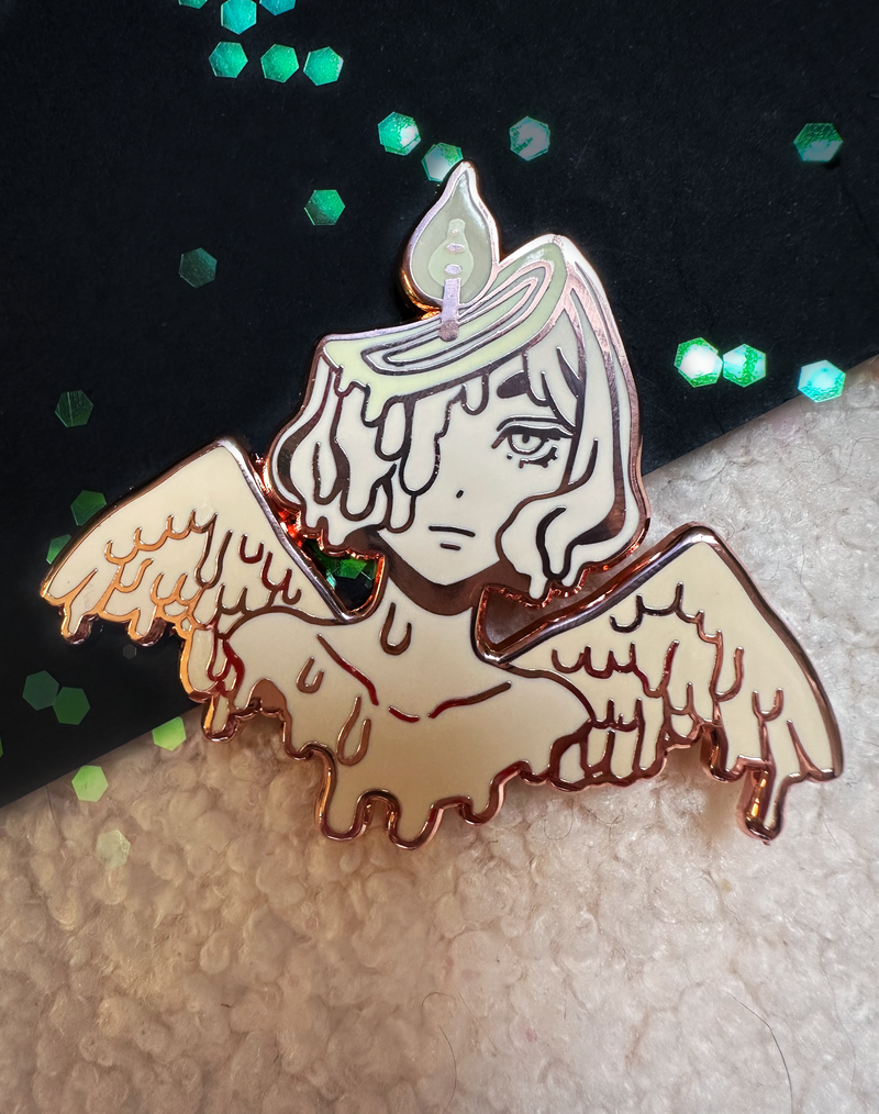 Wax Angel Hard Enamel Pin