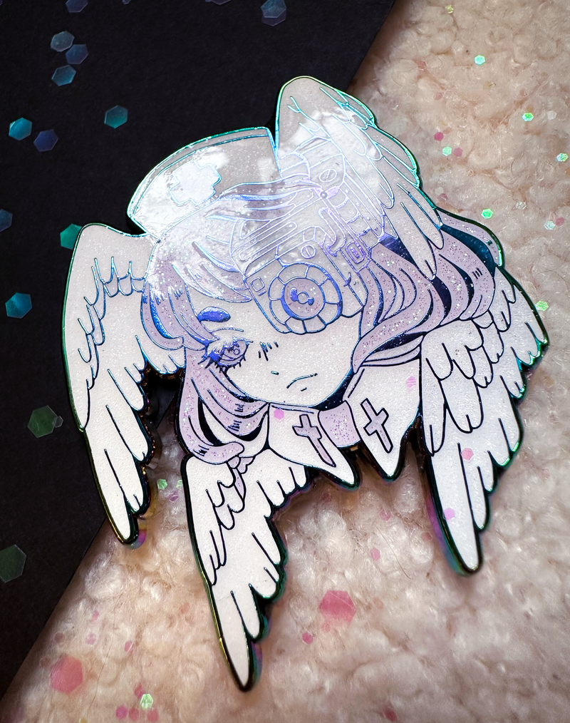 Mecha Angel Limited Edition Adonized Pin