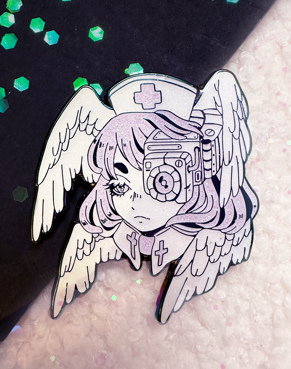 Mecha Angel Limited Edition Adonized Pin