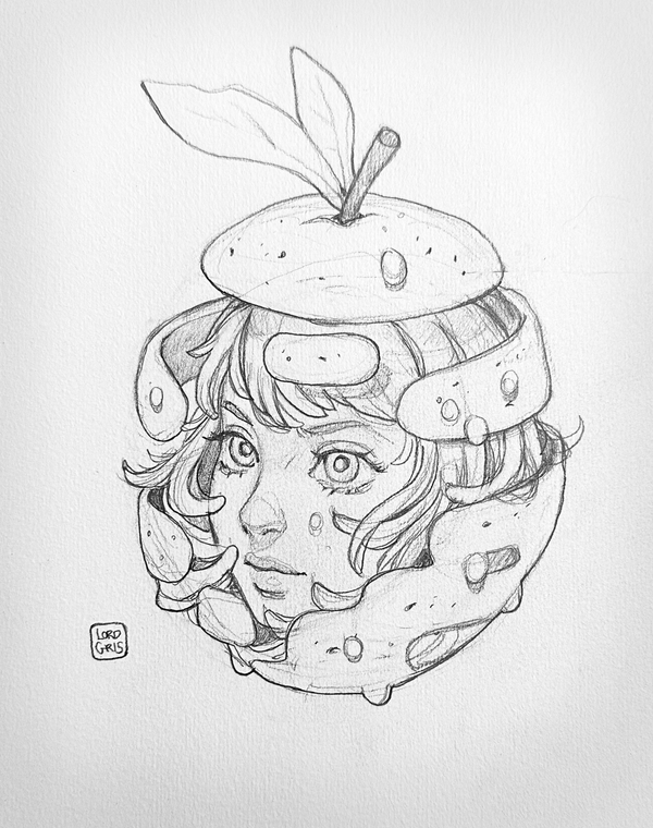 'Citrus Mind' Original Sketch