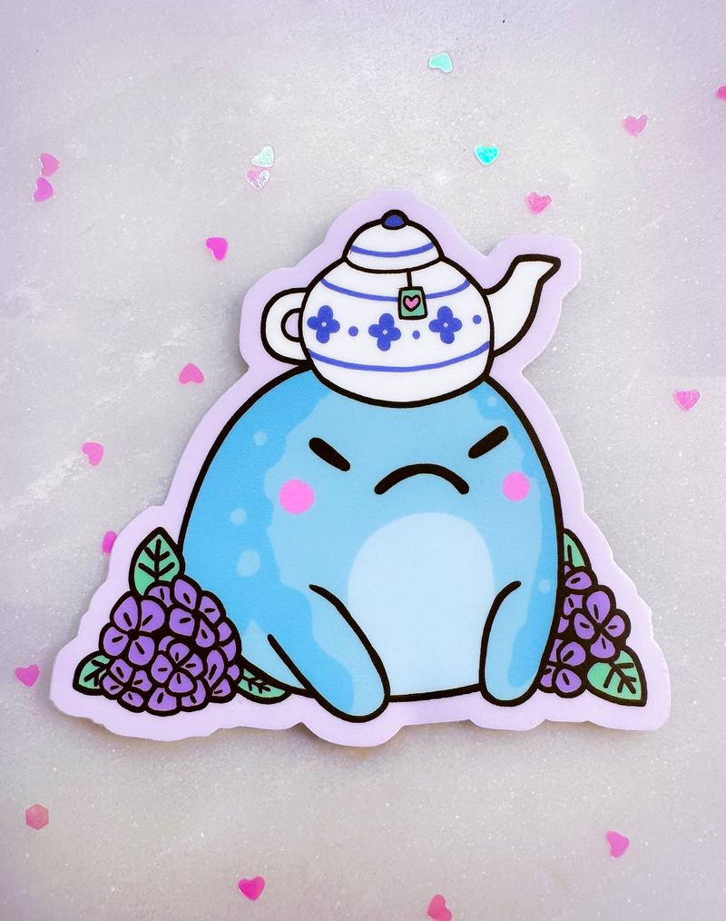 Teapot Frog Sticker