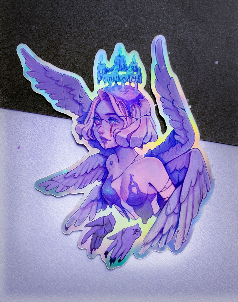 Angels Holographic Sticker Set