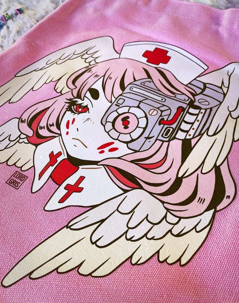 Mecha Angel Tote Bag