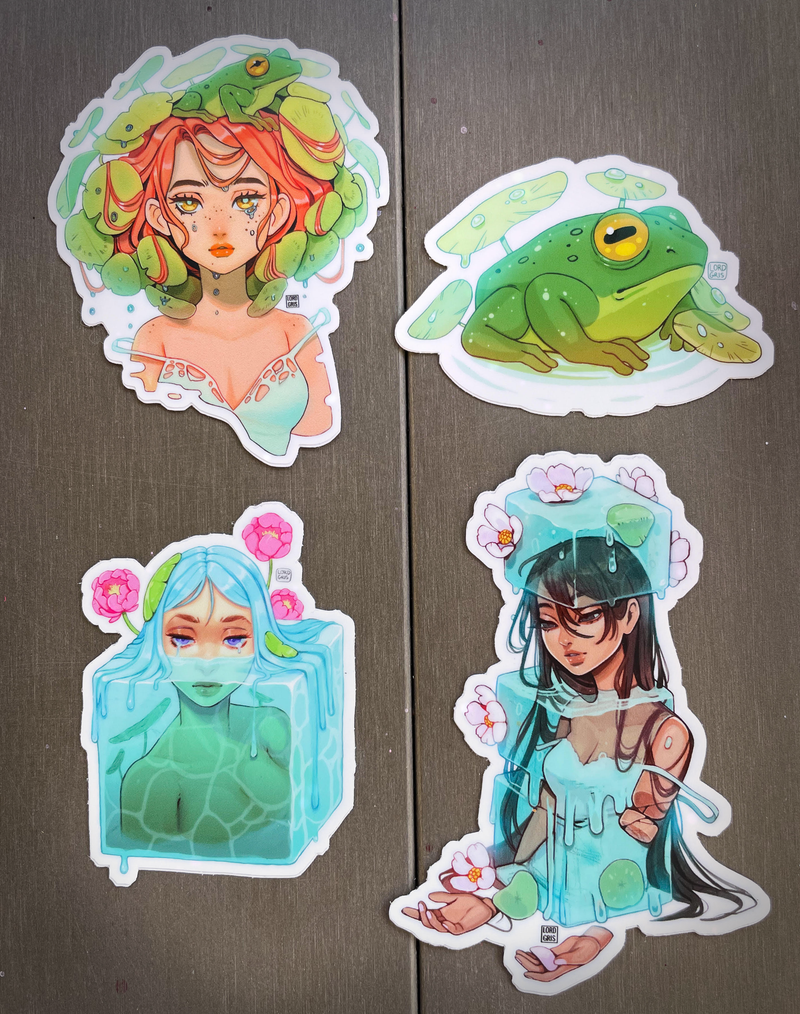 Lake Sticker Set