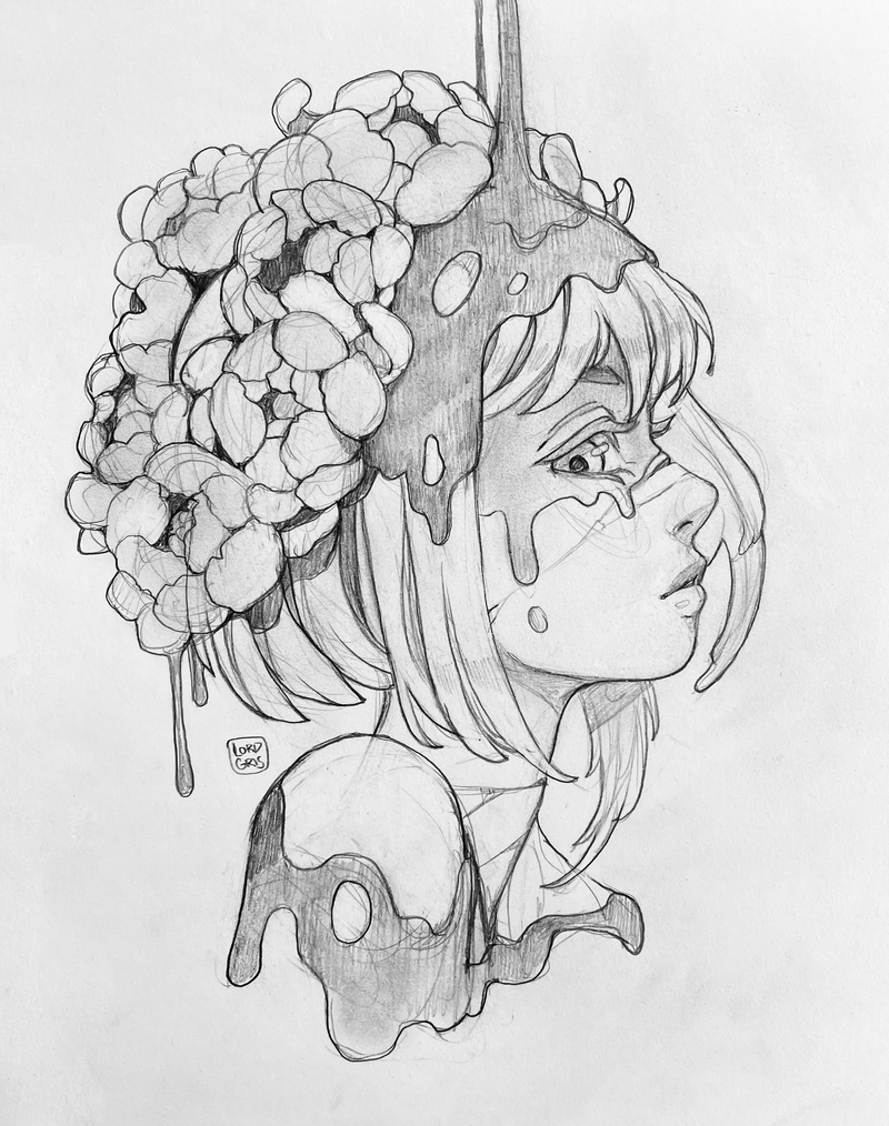 Bloom Original Sketch