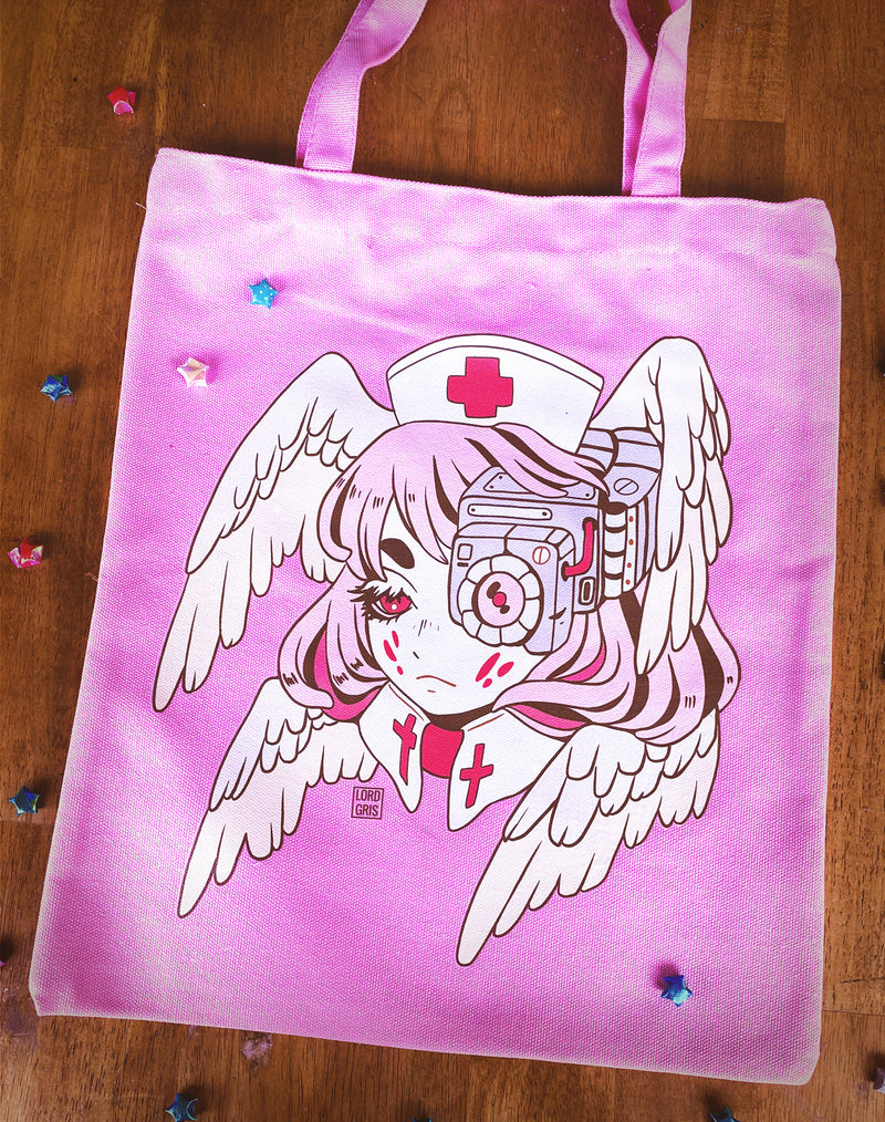 Mecha Angel Tote Bag