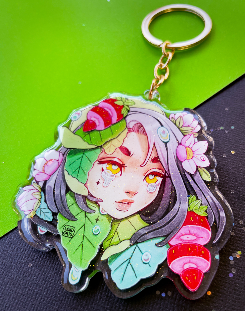 Vegetation 3" Acrylic Charm