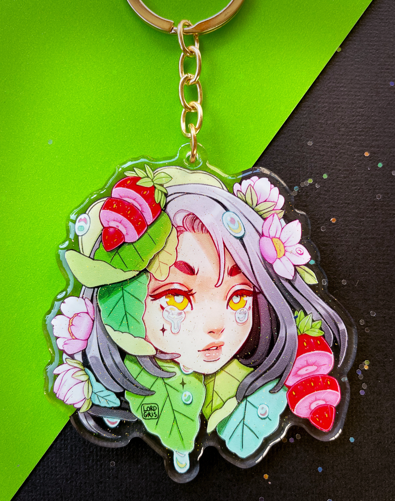 Vegetation 3" Acrylic Charm