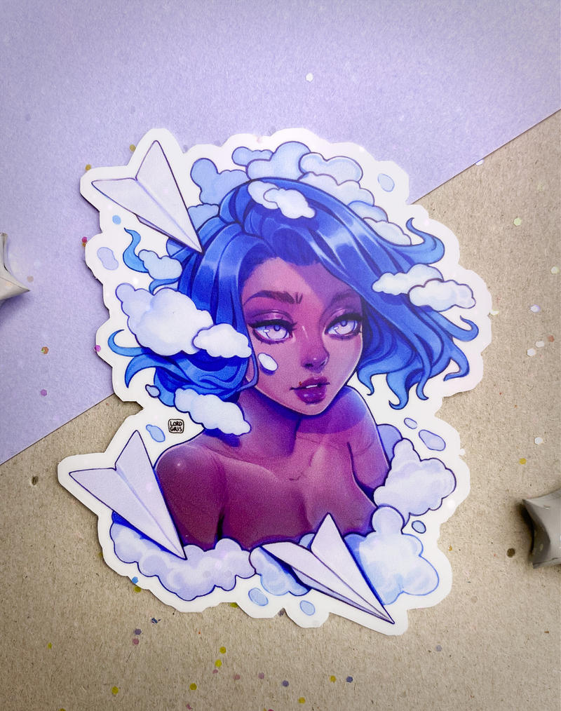 Blue Hues Sticker Set