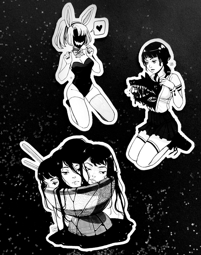 Spooky Babes Sticker Set